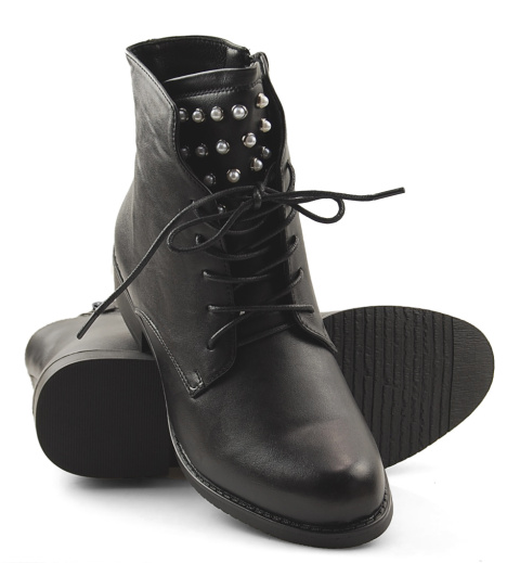 Sabatina DM21-267 czarne trzewiki Sabatina DM21-267 czarne trzewiki