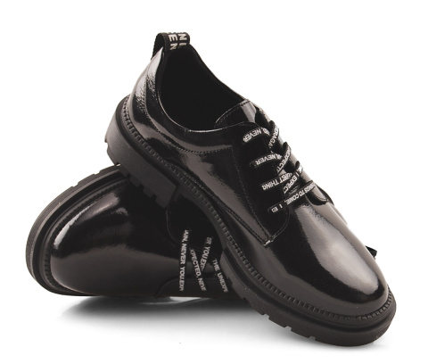 T.Sokolski J21-146 czarne skórzane półbuty T.Sokolski J21-146 czarne skórzane półbuty