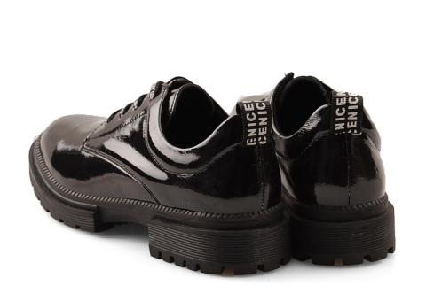 T.Sokolski J21-146 czarne skórzane półbuty T.Sokolski J21-146 czarne skórzane półbuty