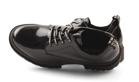 T.Sokolski J21-146 czarne skórzane półbuty T.Sokolski J21-146 czarne skórzane półbuty