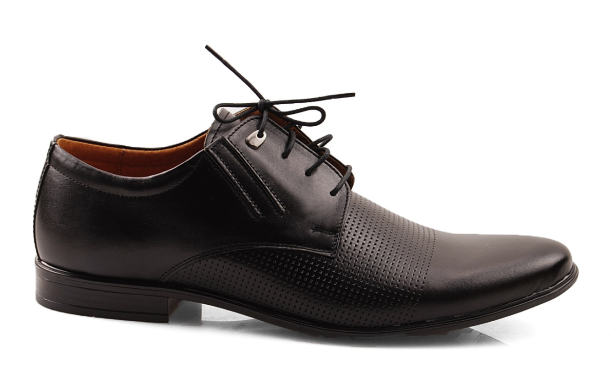Activ 482 czarne skórzane eleganckie półbuty Activ 482 czarne skórzane eleganckie półbuty