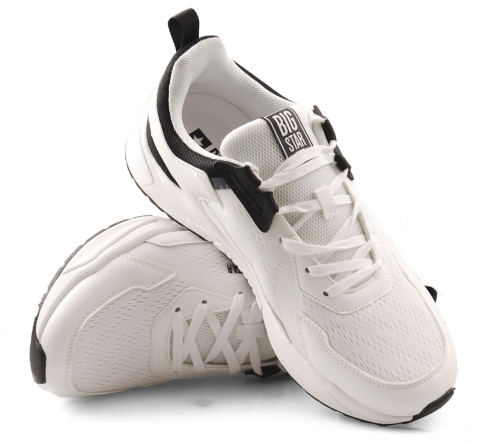 Big Star JJ174398 białe półbuty