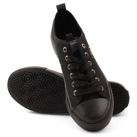 Big Star JJ247257 czarne trampki Big Star JJ247257 czarne trampki