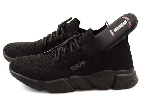 Big Star JJ274269 czarne lekkie sneakersy Big Star JJ274269 czarne lekkie sneakersy
