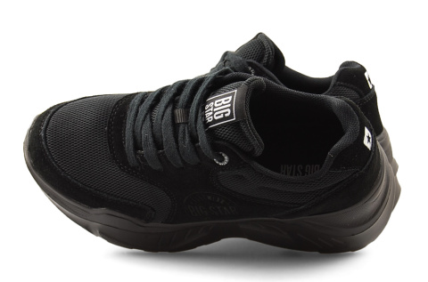 Big Star JJ274A113 czarne półbuty na platformie Big Star JJ274A113 czarne półbuty na platformie