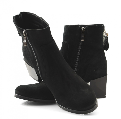 Boccato 5274 czarne skórzane botki Boccato 5274 czarne skórzane botki