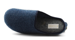 Cloxx U67515 granatowe filcowe kapcie
