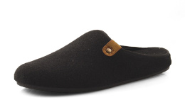 Cloxx U69515 czarne filcowe kapcie