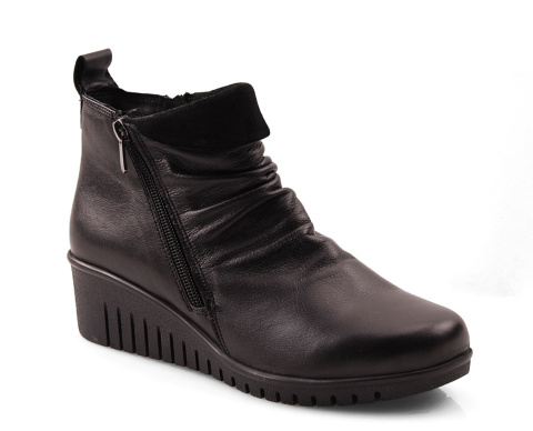 Comfortabel 962319 czarne skórzane botki Comfortabel 962319 czarne skórzane botki