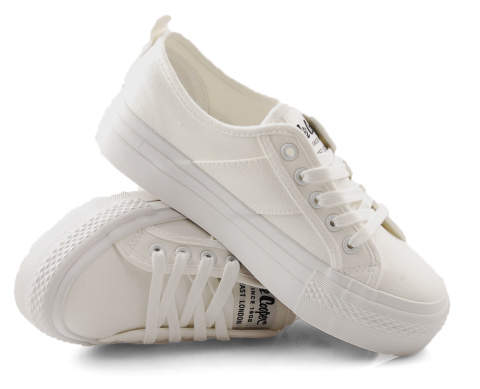 Lee Cooper LCW-22-31-0837L białe trampki Lee Cooper LCW-22-31-0837L białe trampki