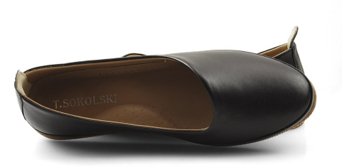 T.Sokolski W22-338 czarne skórzane baleriny T.Sokolski W22-338 czarne skórzane baleriny