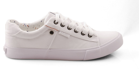 Big Star AA174097 białe trampki+skarpetki Big Star AA174097 białe trampki+skarpetki