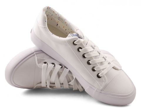 Big Star AA174097 białe trampki+skarpetki Big Star AA174097 białe trampki+skarpetki