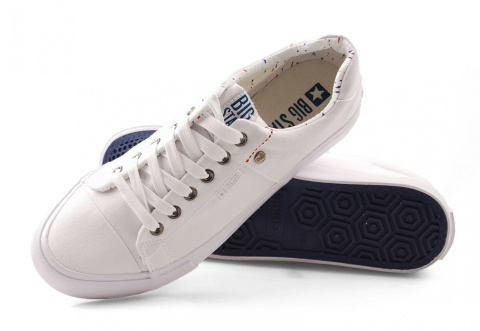 Big Star AA174097 białe trampki+skarpetki Big Star AA174097 białe trampki+skarpetki