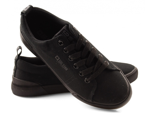 Big Star KK274048 czarne trampki+skarpetki Big Star KK274048 czarne trampki+skarpetki
