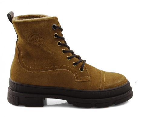 Big Star KK274524 brązowe skórzane trapery Big Star KK274524 brązowe skórzane trapery