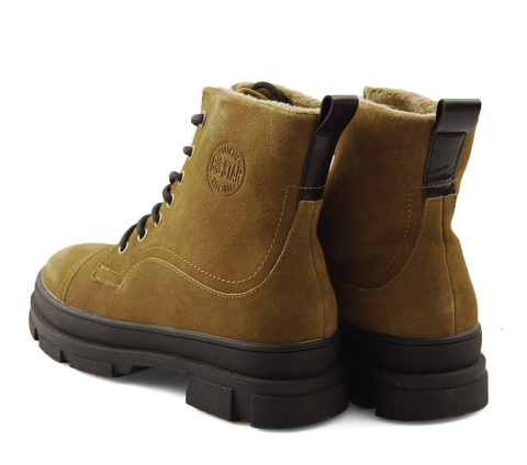 Big Star KK274524 brązowe skórzane trapery Big Star KK274524 brązowe skórzane trapery