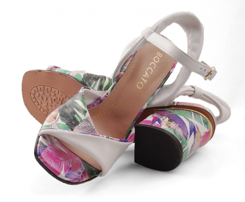 Boccato 013.930 białe skózane sandały Boccato 013.930 białe skózane sandały