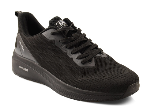 DK VB16772 czarne sportowe półbuty