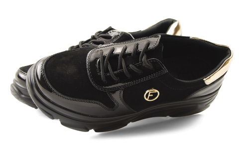 Filippo DP3185 czarne skórzane półbuty Filippo DP3185 czarne skórzane półbuty