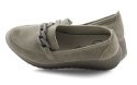 Filippo DP3632 szare skórzane półbuty