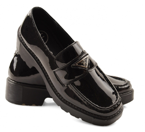 Filippo DP3930 czarne skórzane półbuty Filippo DP3930 czarne skórzane półbuty