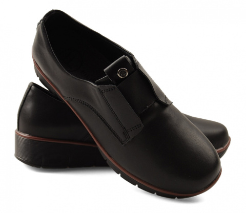 Filippo DP4137 czarne skórzane półbuty Filippo DP4137 czarne skórzane półbuty