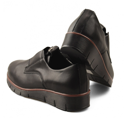 Filippo DP4137 czarne skórzane półbuty Filippo DP4137 czarne skórzane półbuty