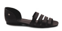 Maciejka 05521 czarne skórzane sandały
