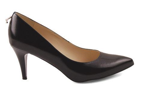 Anis 4425 czarne skórzane szpilki