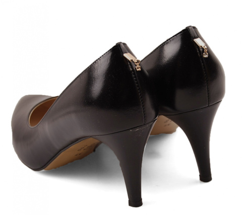 Anis 4425 czarne skórzane szpilki