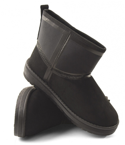 Big Star KK274614 czarne śniegowce