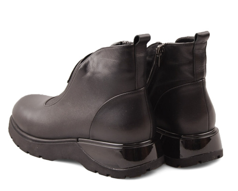 Boccato 034.1335 czarne skórzane botki Boccato 034.1335 czarne skórzane botki