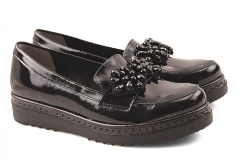 Dwunasty Shoes 923 czarne skórzane półbuty Dwunasty Shoes 923 czarne skórzane półbuty