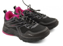 Lee Cooper LCJ-22-01-1370L czarno-różowe półbuty trekkingowe