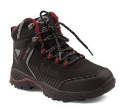 Lee Cooper LCJ-22-01-1400LA burgundowe półbuty trekkingowe