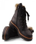 Rieker 72630-00 czarne trapery
