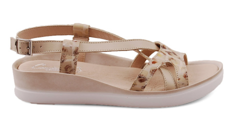 Contes 610 beżowe skórzane sandały Contes 610 beżowe skórzane sandały