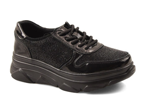 Filippo DP2138 czarne skórzane półbuty Filippo DP2138 czarne skórzane półbuty