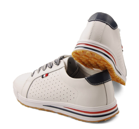 Filippo DP3509 białe skórzane trampki Filippo DP3509 białe skórzane trampki