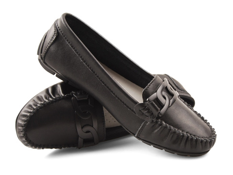Filippo DP4547 czarne skórzane mokasyny Filippo DP4547 czarne skórzane mokasyny