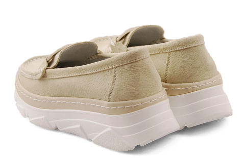 Filippo DP4552 beżowe skórzane półbuty Filippo DP4552 beżowe skórzane półbuty