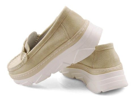 Filippo DP4552 beżowe skórzane półbuty Filippo DP4552 beżowe skórzane półbuty