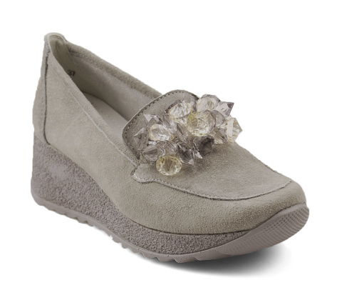 Filippo DP4563 szare skórzane półbuty Filippo DP4563 szare skórzane półbuty