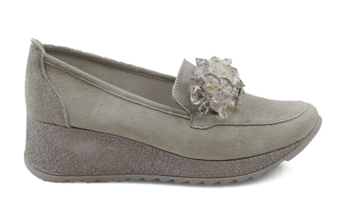 Filippo DP4563 szare skórzane półbuty Filippo DP4563 szare skórzane półbuty