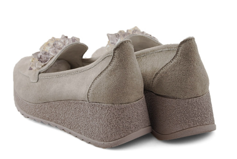 Filippo DP4563 szare skórzane półbuty Filippo DP4563 szare skórzane półbuty