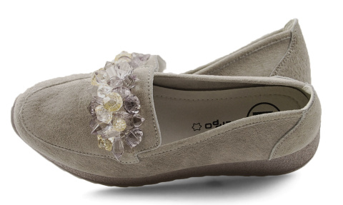 Filippo DP4563 szare skórzane półbuty Filippo DP4563 szare skórzane półbuty