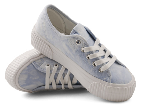 Lee Cooper LCW-23-31-1782L niebieskie trampki Lee Cooper LCW-23-31-1782L niebieskie trampki