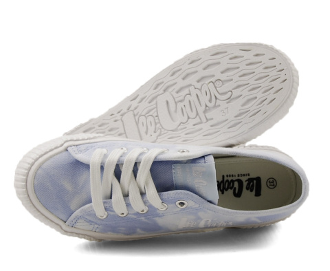 Lee Cooper LCW-23-31-1782L niebieskie trampki Lee Cooper LCW-23-31-1782L niebieskie trampki