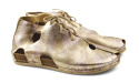 Maciejka 03426 złote skórzane sandały